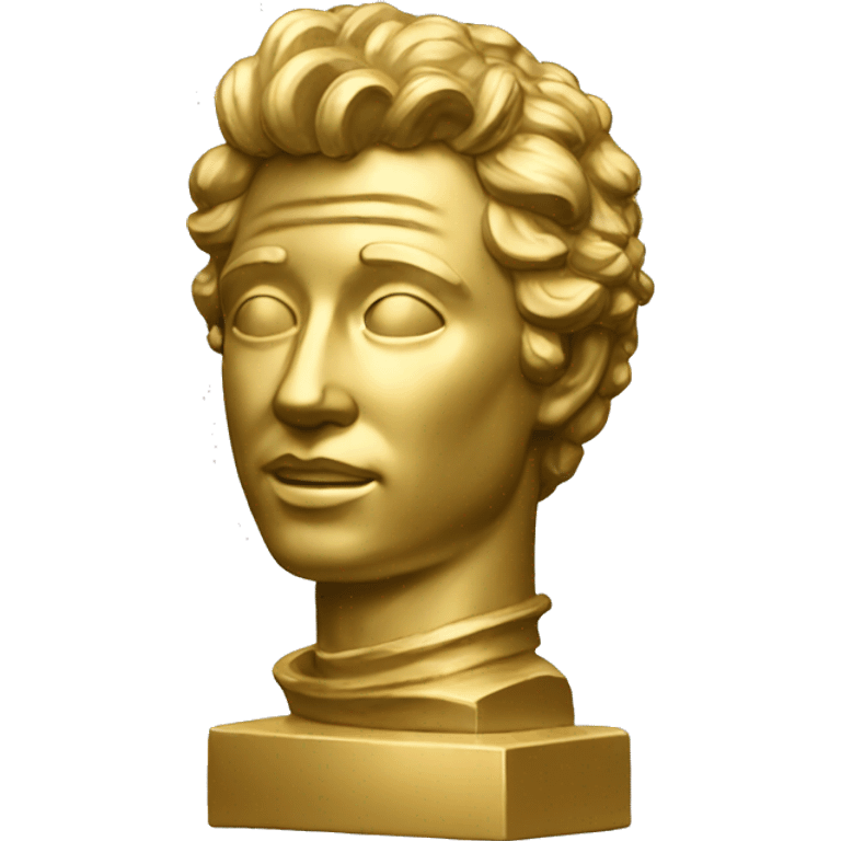 statue gold emoji