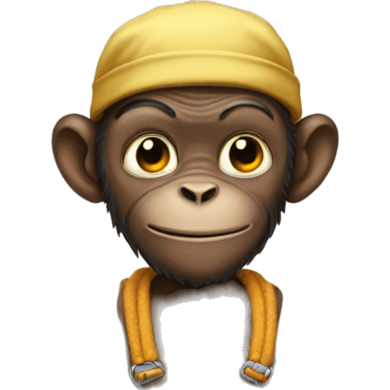 There's a pesky monkey sitting on my soul emoji