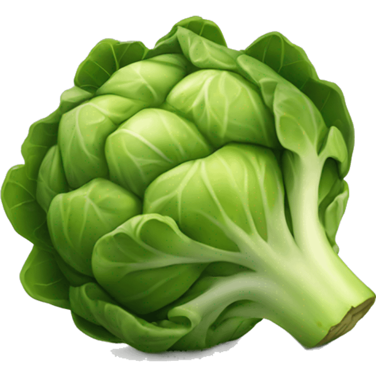 one Brussel sprout high detail emoji