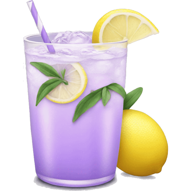 Lavender lemonade emoji