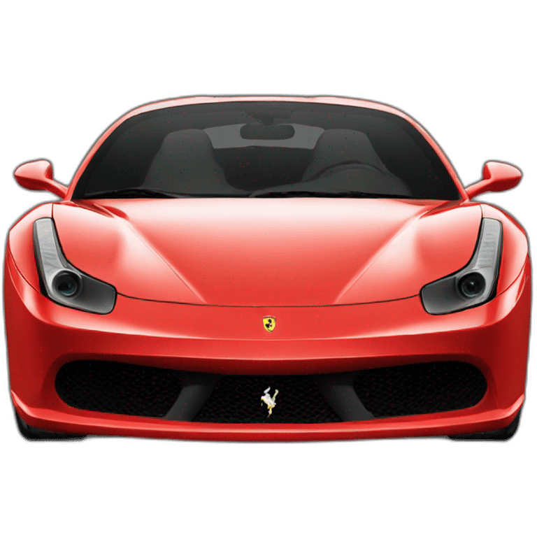 Red Ferrari  emoji