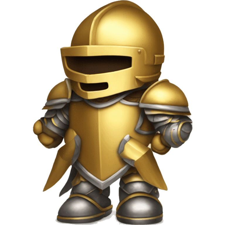 Golden Knight victory full armor emoji