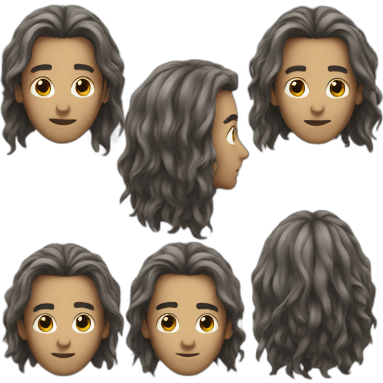 Long hair dude emoji