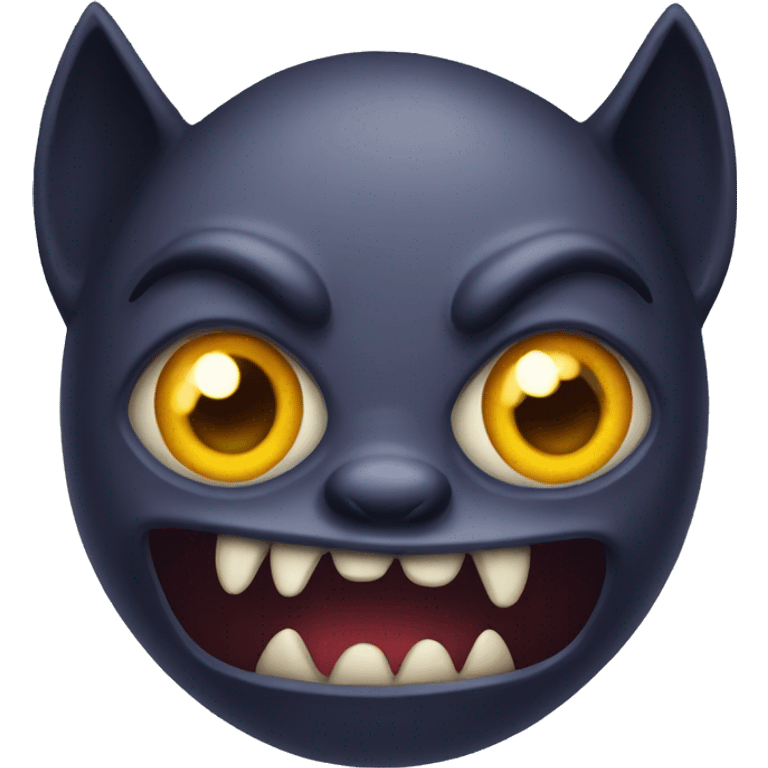 scary bat emoji