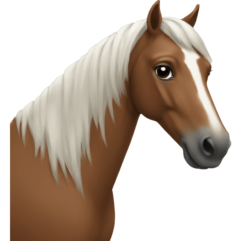 Horse reading a book emoji