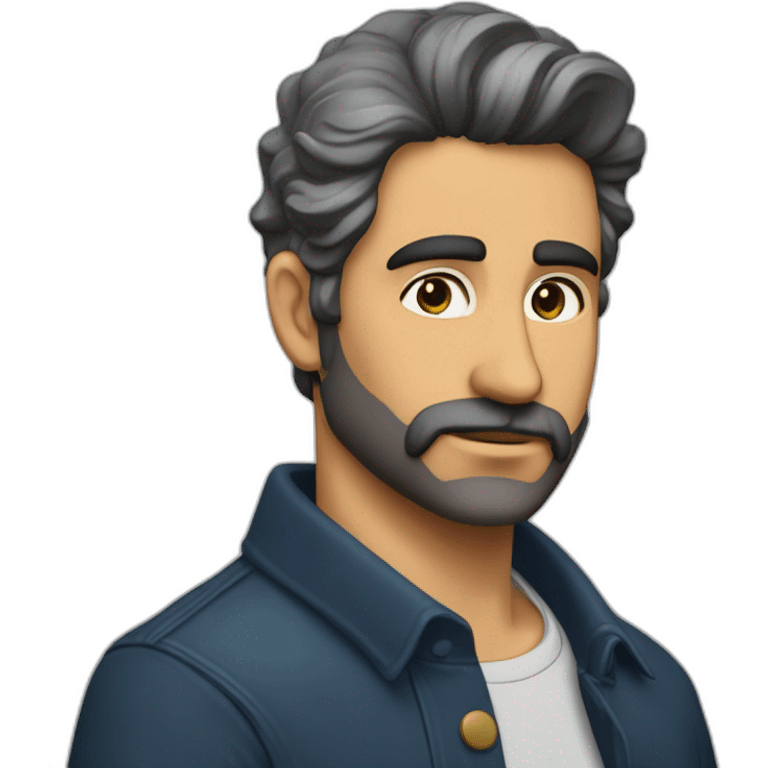 Chico-andaluz-45-años-piel-morena-barba-corta-pelo-rapado emoji