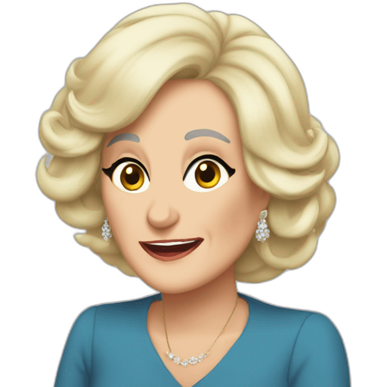 Mirtha Legrand llorando emoji