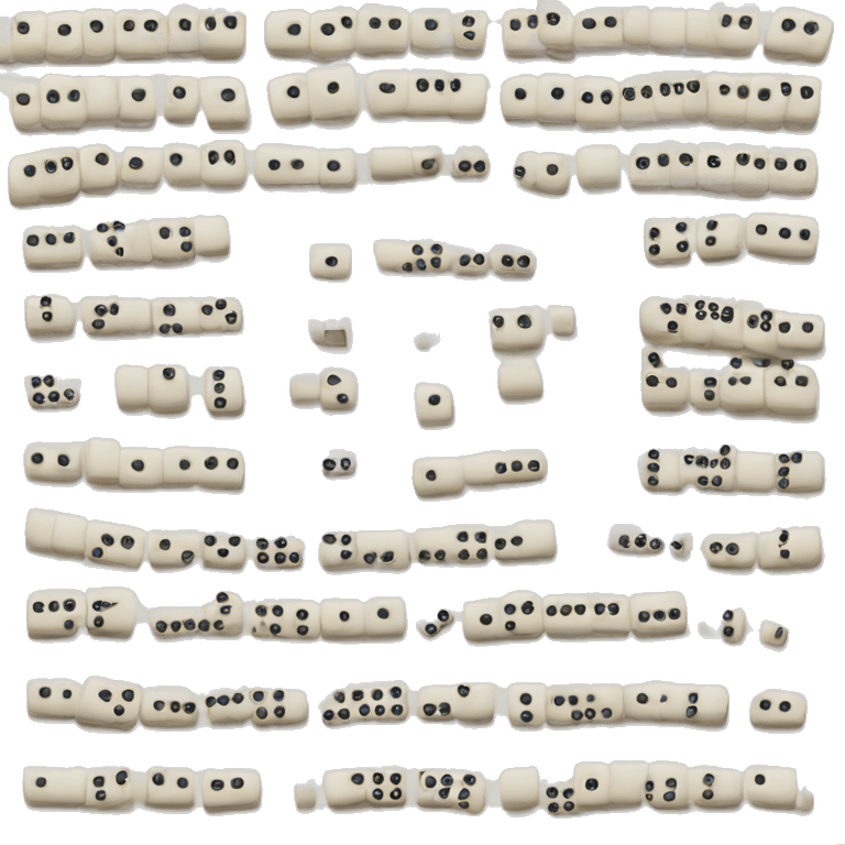 domino arrangement  emoji