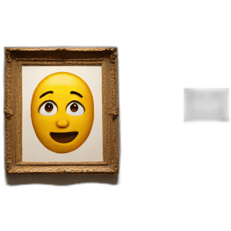 artwork in museum emoji