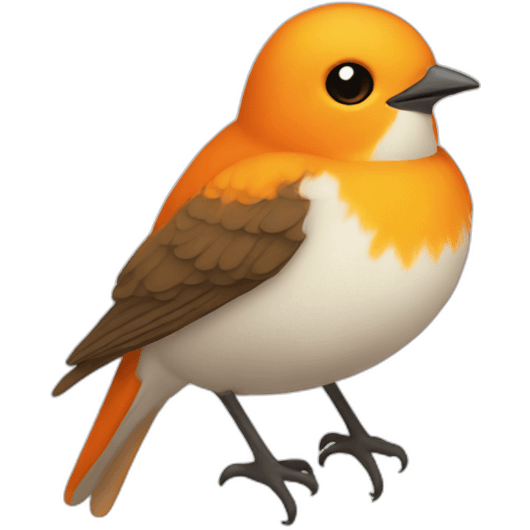 Orange Swift bird emoji