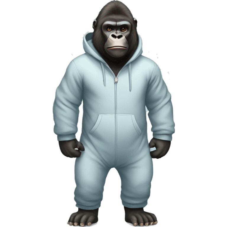 Gorilla Wearing A Onesie emoji