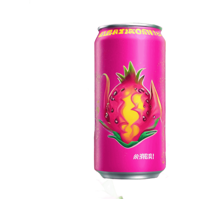 Energy Drink with the Taste of Dragonfruit & Dragon  emoji