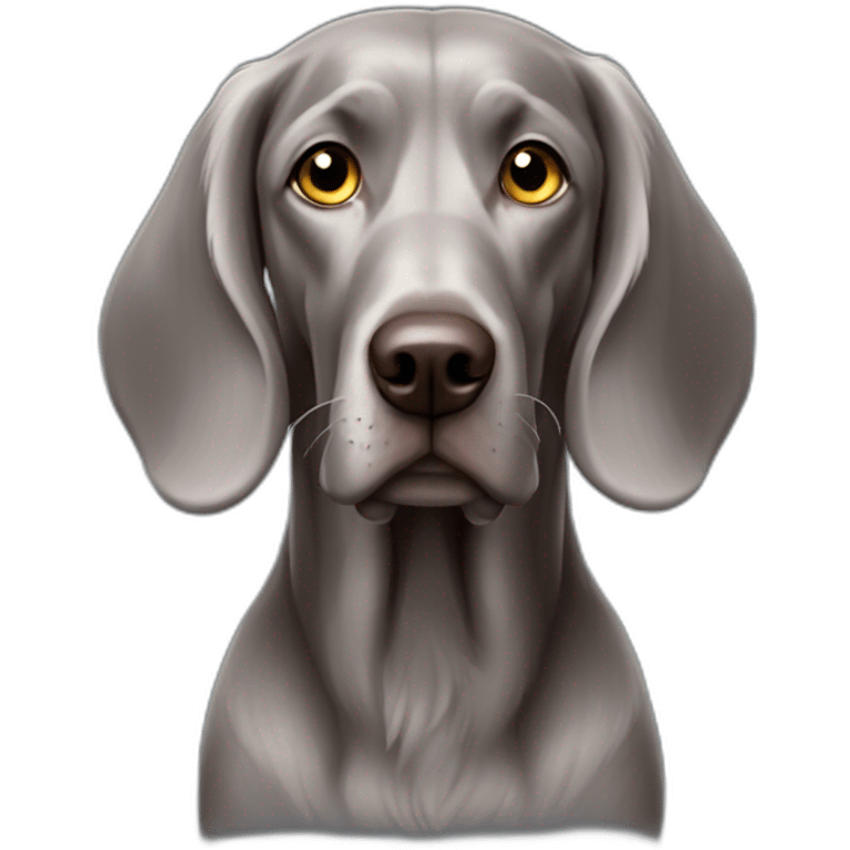 longhair weimaraner emoji