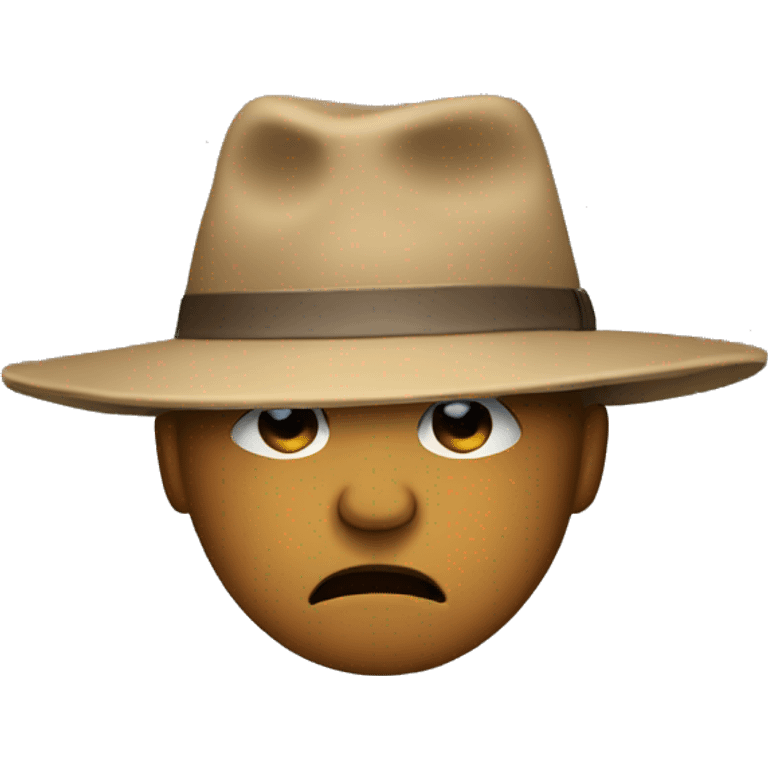 Crying solo with hat on  emoji