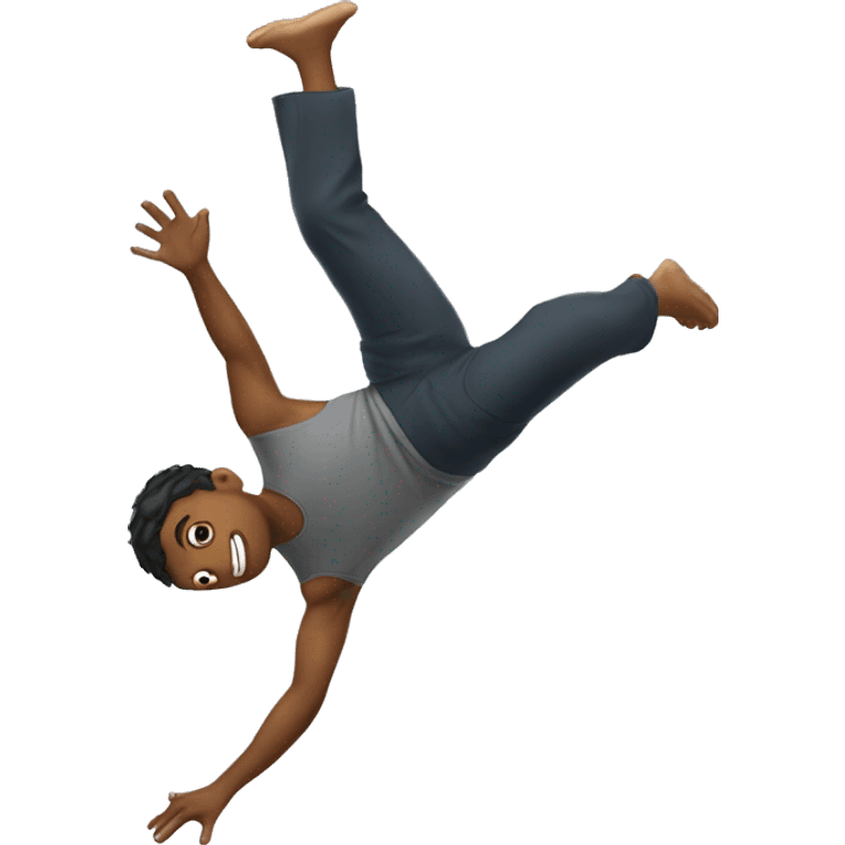 person doing backflip emoji