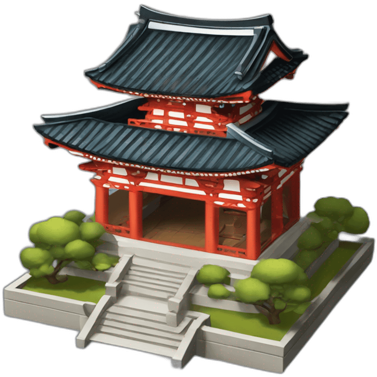 Temple japonais 2D emoji