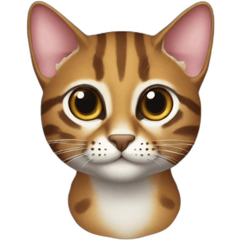 Rusty Spotted Cat emoji