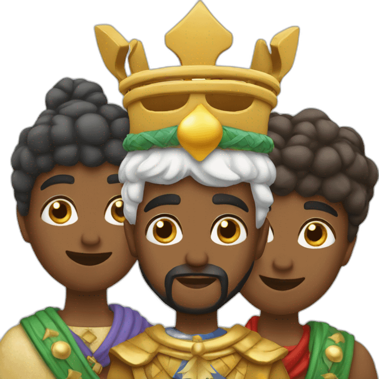 the three kings chritsmas emoji