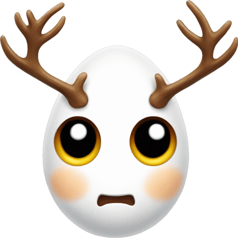 Egg with antlers emoji