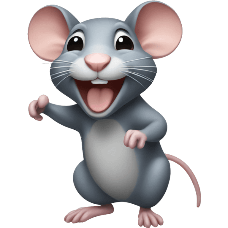 Rat being happy  emoji