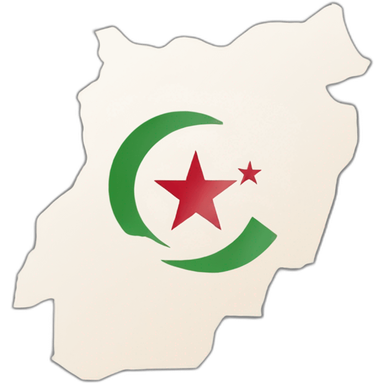 algeria flag map emoji