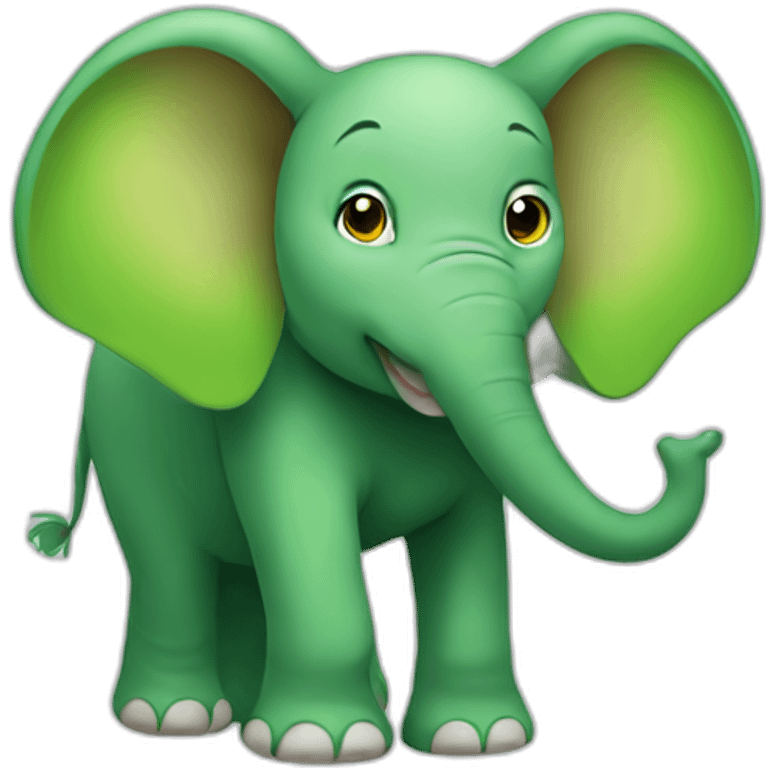 green elephant emoji