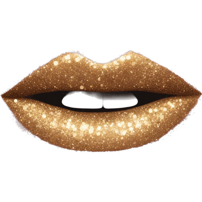 Glitter lipstick  emoji