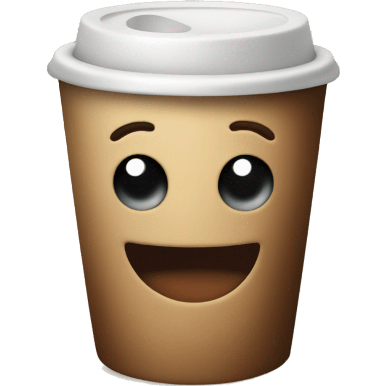 happy coffee cup emoji