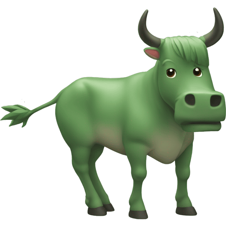 Toro de lidia  COLOR VERDE emoji