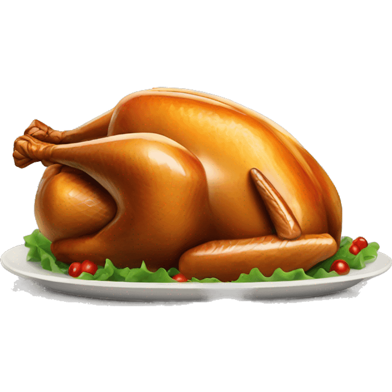 cooked  turkey emoji