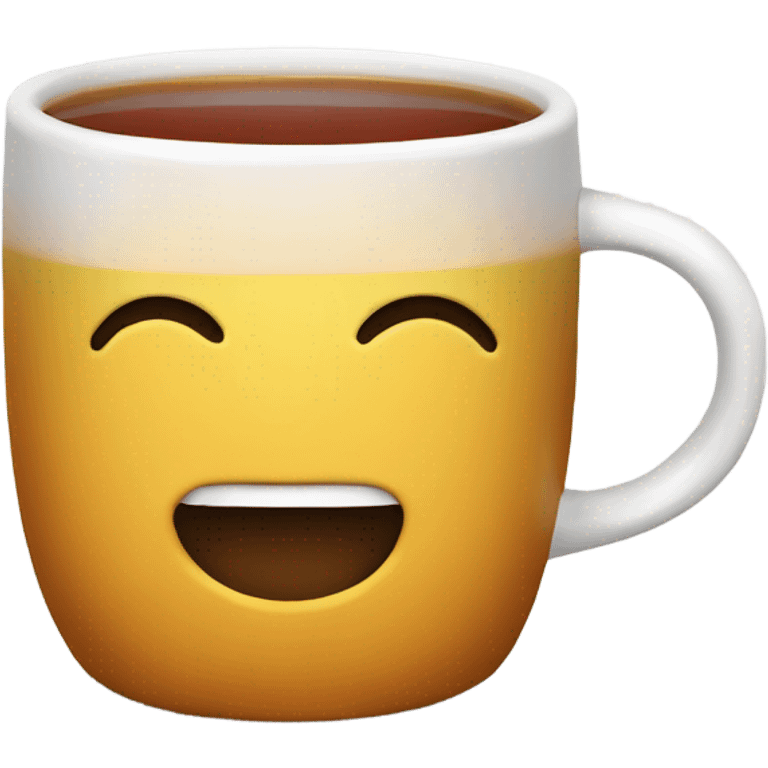 mug with tea emoji