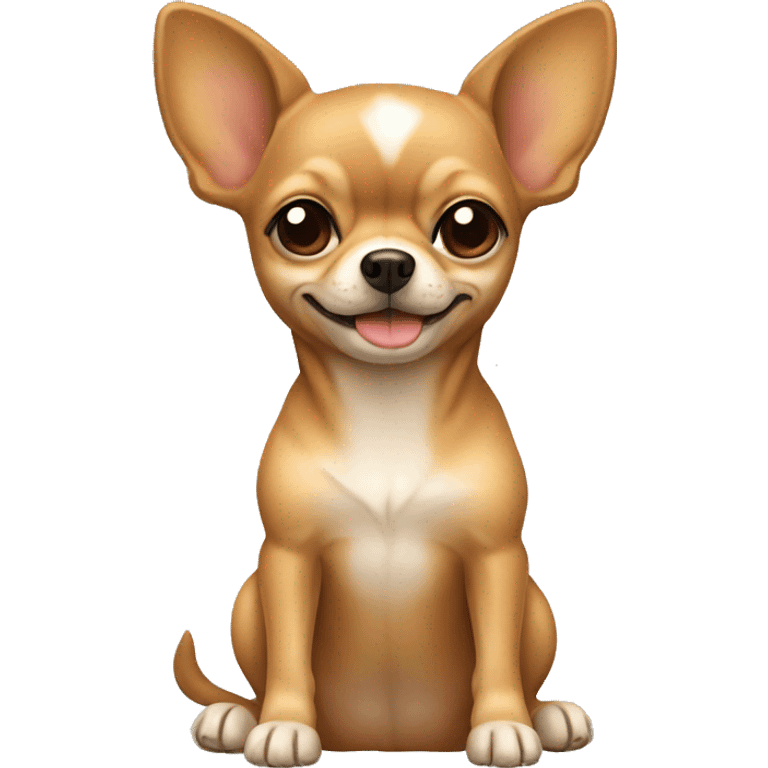 Small light brown Chiwawa dog emoji