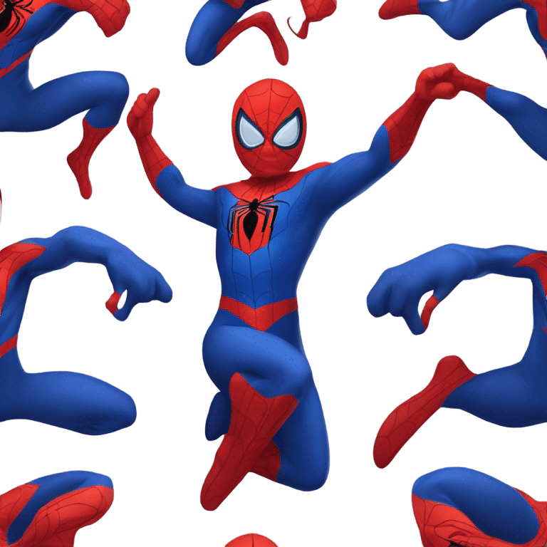 Macron as spider+man emoji