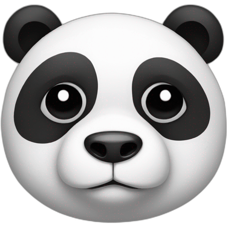 Sleepy panda emoji