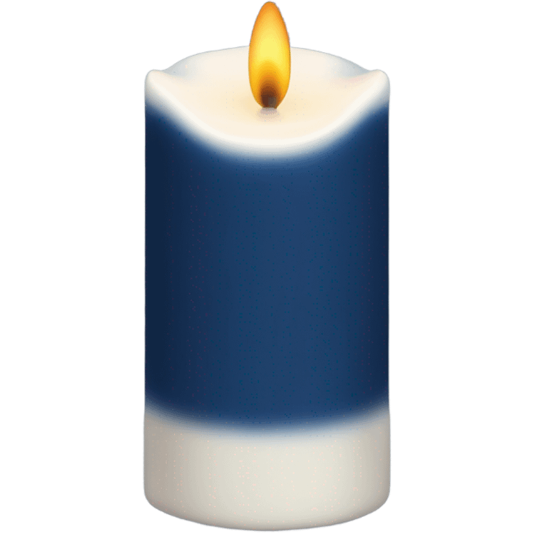 navi blue candle emoji