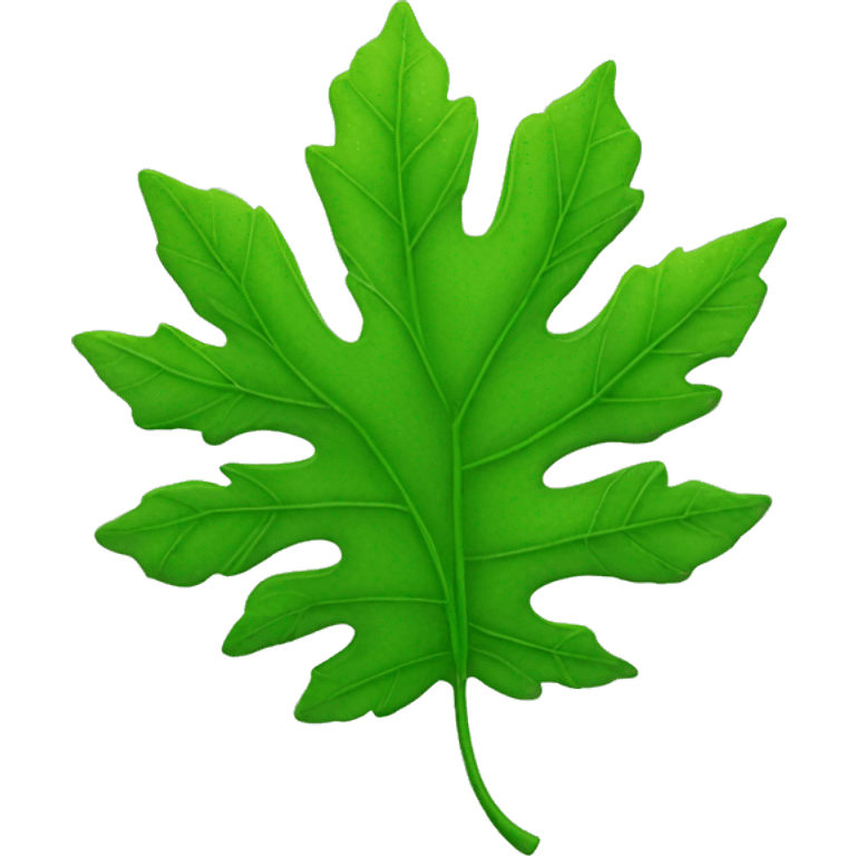 Green leaf  emoji