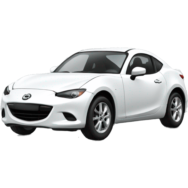 White Mazda car  emoji