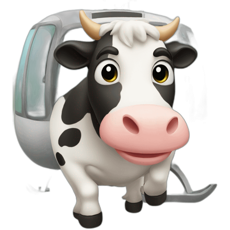 Cow-dangling-from-helicopter emoji