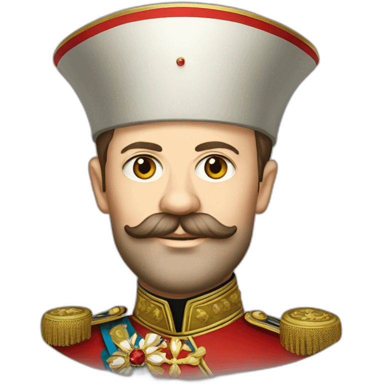 Tsar Nicholas II of Russian Empire emoji