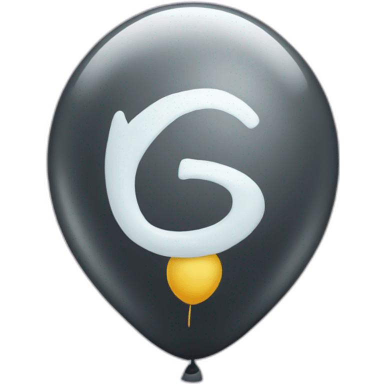 balloon with letters Boss emoji