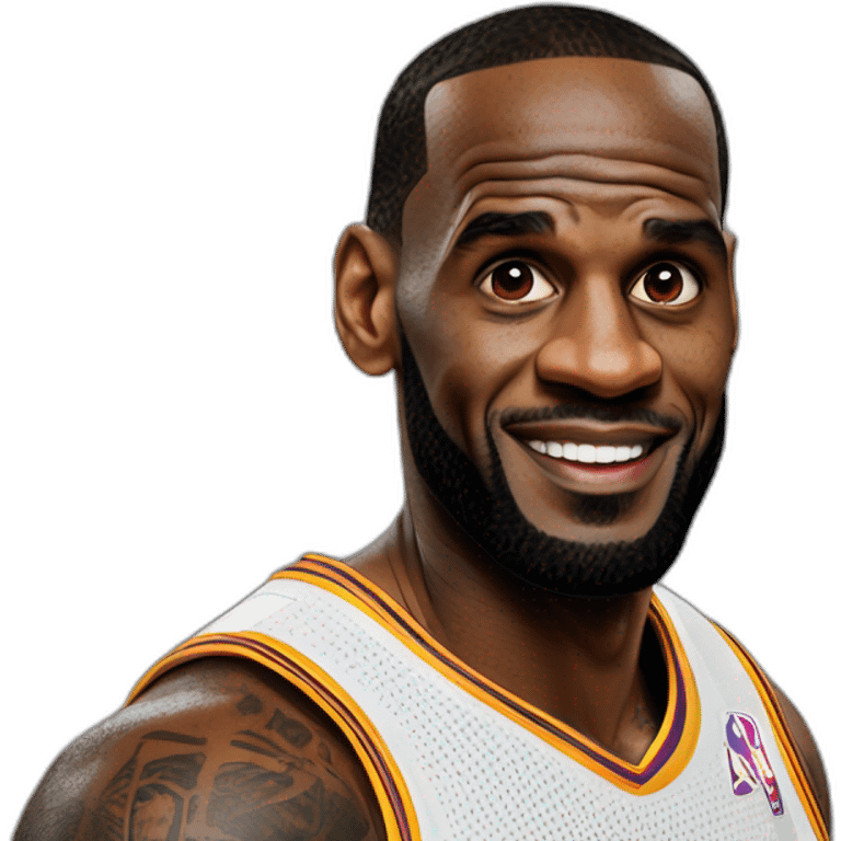 Lebron james dans l’incompréhension emoji