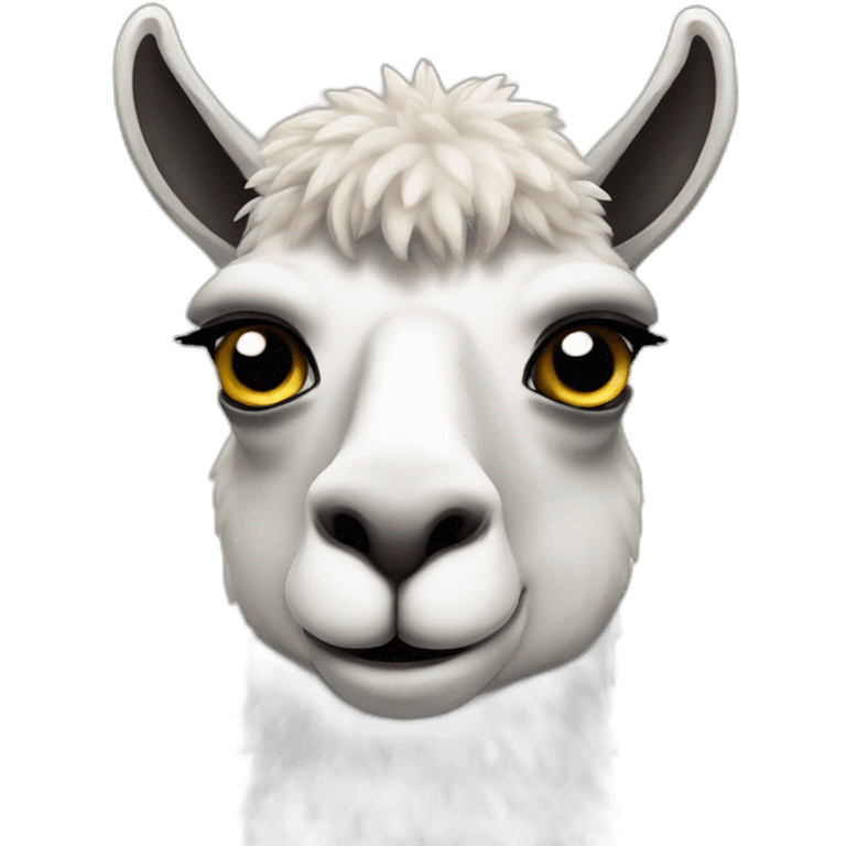 Leet Llama from the future emoji