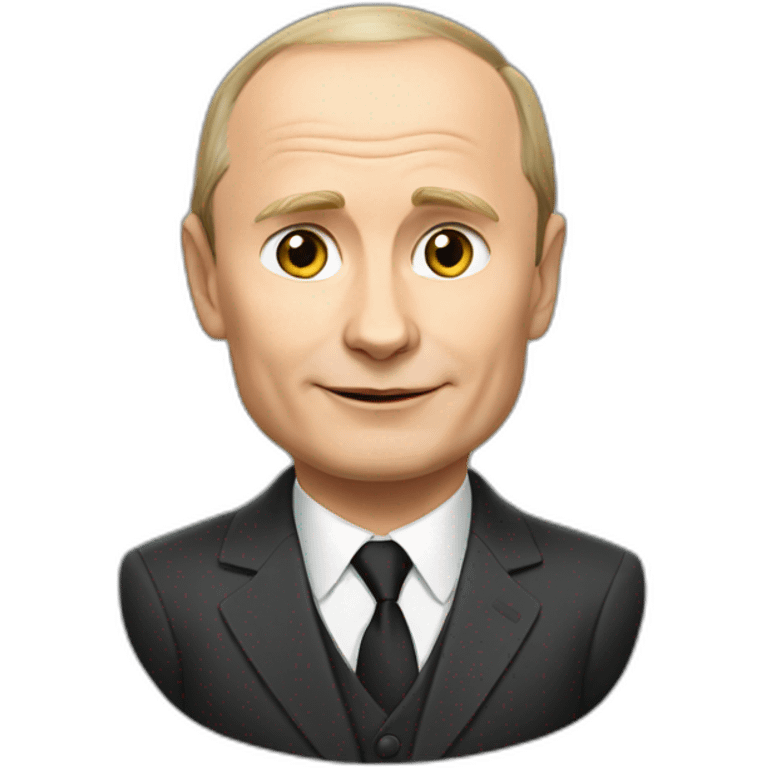 Cat, Putin, smail emoji