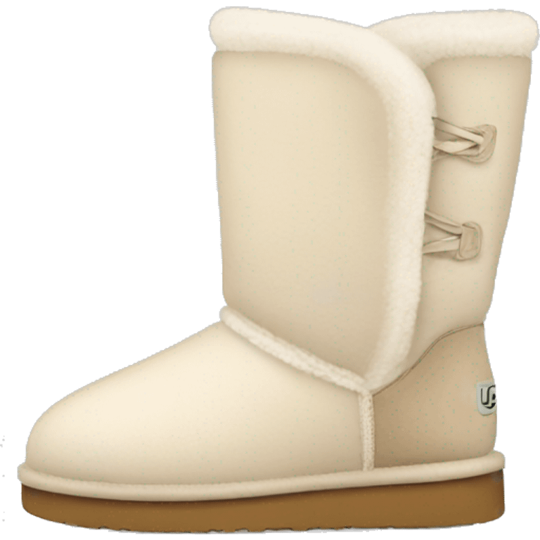 Cream Ugg shoes emoji