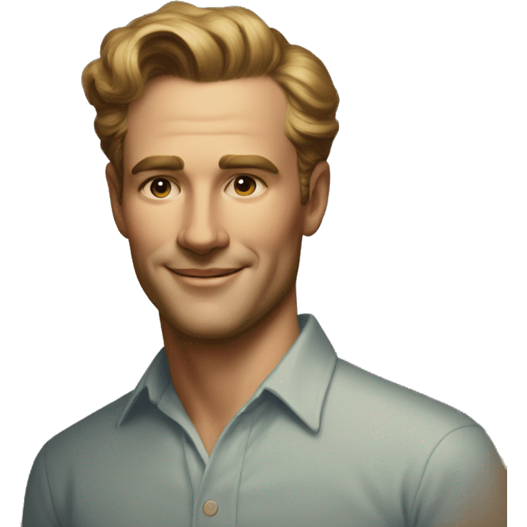 Portrait, US Male, mid 50s, named Harrison, southern emoji