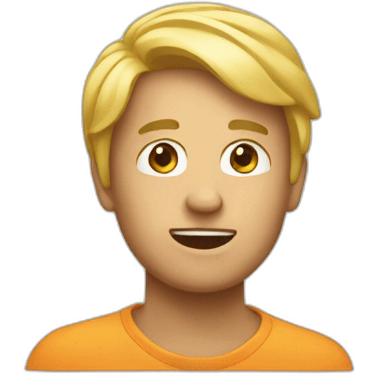 Saving money emoji. Use classic face of emoji. emoji