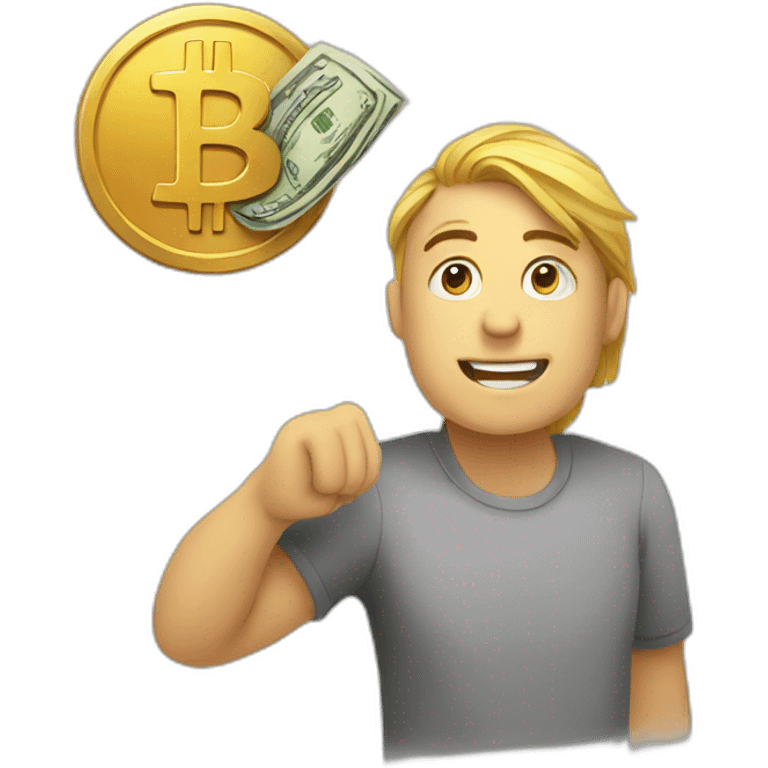 payment-with-bitcoin emoji