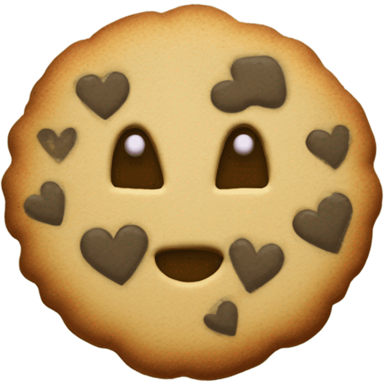 Tactical cookie heart emoji