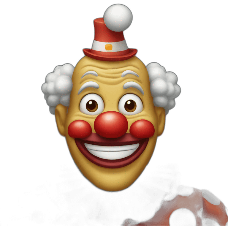 Bozo the clown emoji