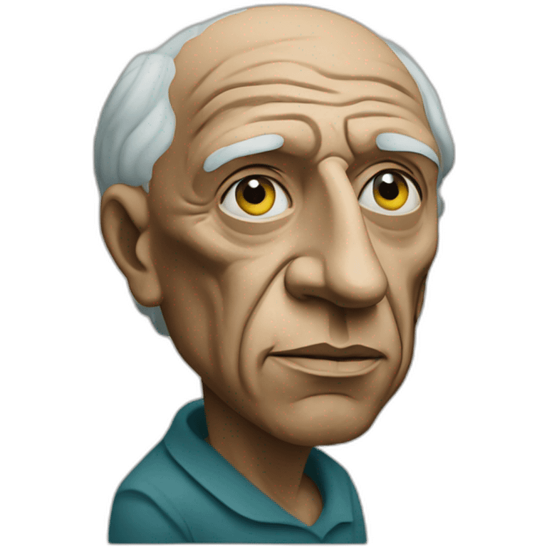 Pablo picasso qui peint emoji